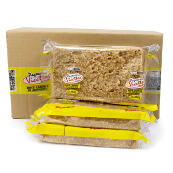Barra de Paçoca Amendoim Viccttor Caseira 400g